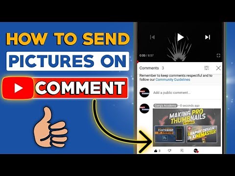 How to Send Pictures on YouTube Comment || Share Photo in YouTube Comment Box || Garg's Academy