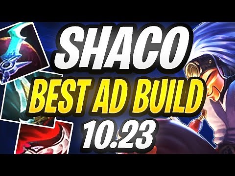 BEST AD SHACO BUILD 10.23 (PRESEASON 11) | Shaco Guide