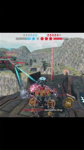 OX Minos gameplay 🔥Perfect timing.Double result secured 🤖⚡#warrobots ‪@playwarrobots‬