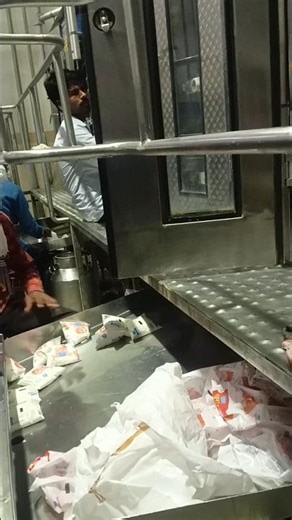 Milk Pouch Packing Machine #shortvideo