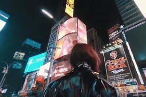 Explore a 360-degree fashion film shot in Times Square