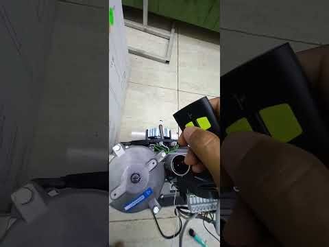 Beninca auto sliding gate breaking setup.