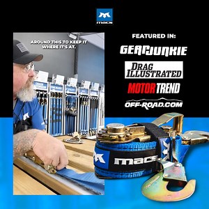 🚨Flash Sale!!🚨Save 10% this week only. Mac's high-quality, truck & trailer tie-down straps offer the ultimate reliability & peace of mind, no matter the load. Made to order in the USA for over 20 years, Mac's is trusted by the best. #dirtwheelsmag #utvactionmag | Mac's Tie Downs