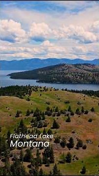 Flathead Lake, Montana Relaxing Drone