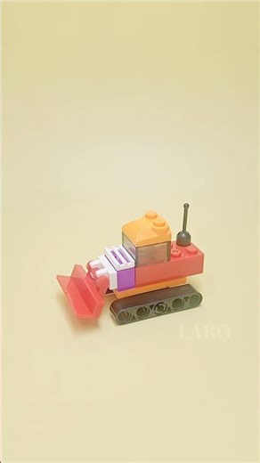 LEGO Bulldozer – So Cute & Powerful! 🚜💥 #lego #shorts