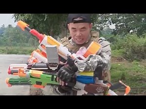 SEAL X Nerf War: SEAL X Hero Escapes Deadly Nerf Guns Ambush!