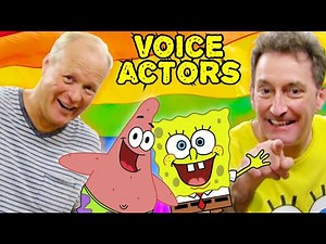 Spongebob Voice Over Actors SpongeBob & Patrick OFF SCRIPT!