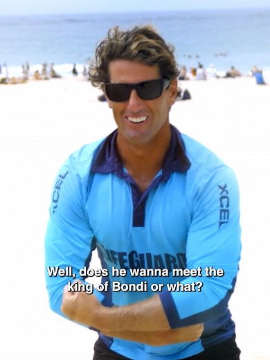 Can the USA win against the king of Bondi? #austok#gymtok#bondirescue | bondi rescue