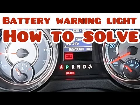 Battery warning light on dashboard | Troubleshooting the problem