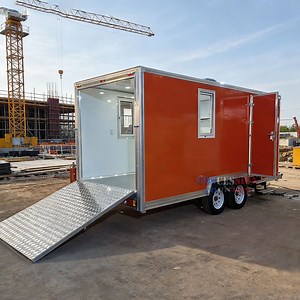 [Hot Item] 2026 New Custom Luxury Mobile Construction Site Office Trailer with Bathroom