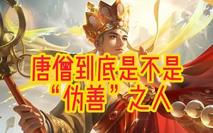 唐僧到底是不是“伪善”之人