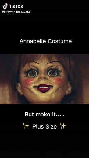 Easy Plus Size Annabelle Costume | Scary DIY Halloween Idea