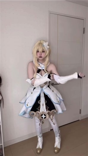 画質悪すぎてごめんー！ちゃんと人間です#lumine #genshinimpact #cosplayer #原神コスプレ