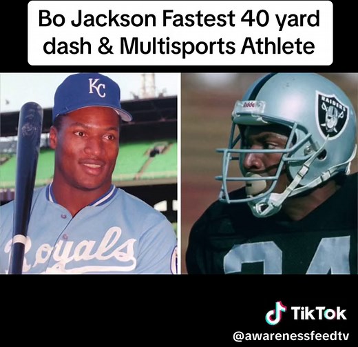 Bo Jackson: Fastest 40-Yard Dash & Multi-Sports Athlete