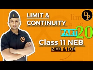 Class 11 Mathematics in Nepali || Limit and Continuity || Part 19