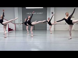 Pre-Professional Division Students (ages 15-17) in Technique Ballet Class #dance #ballet