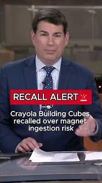 Recall alert: Crayola building cubes recalled over magnet ingestion risk