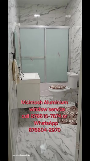 Frosted Laminated Glass Shower Enclosure Installation