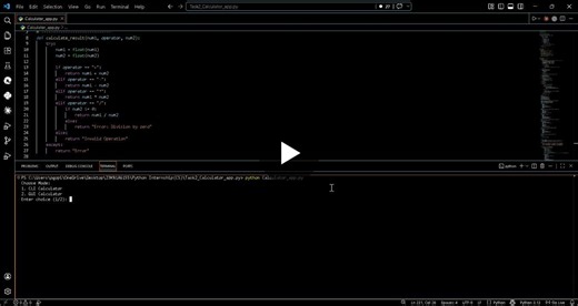 🚀Completed my project ✅ Happy to share my Calculator App 🧮 built using Python GUI! It performs basic arithmetic operations with a clean and simple interface. ✨ Key Features: ✔️ Addition… | Paramkusam Gopi Sai Shankar