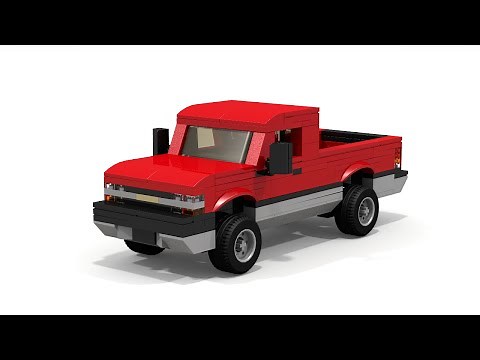 [MOC] LEGO Chevrolet Silverado 1999 pickup truck building instructions