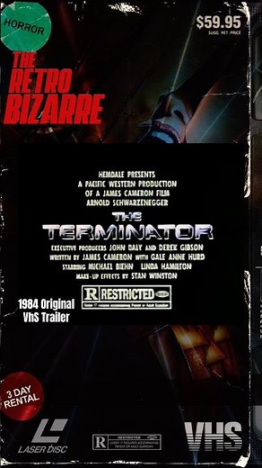 TERMINATOR ORIGINAL 1984 TRAILER #genx #terminator