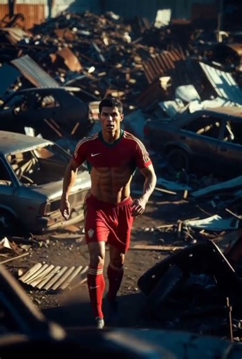 Ronaldo Saves Messi in Iron Man Suit | Epic 4K Superhero Football Action | Training #aianimation