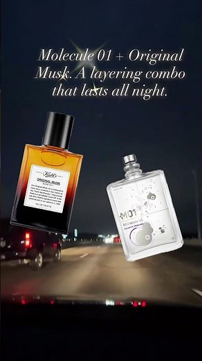 Molecule 01 + Musk… A clean, antique elegance ✨