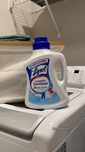 Effective Laundry Routine with Lysol Laundry Sanitizer