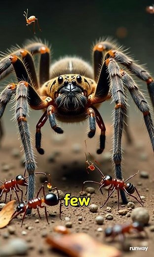 Tarantula vs. Ants: The Ultimate Showdown!