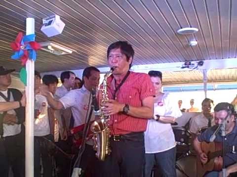Bongbong Marcos plays the sax