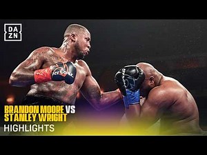 BIG KNOCKDOWN & nasty cut! 🩸 | Brandon Moore vs Stanley Wright | Highlights