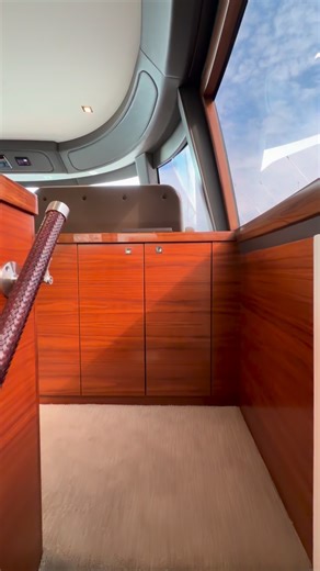 Picture this: the Viking 90 is yours. Convertible, enclosed bridge or sky bridge - which would you choose? Shown here is the enclosed bridge which is featured on both the EB and SB models. | Viking Yacht Company