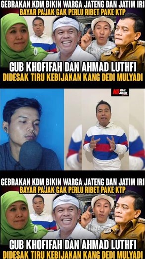 East Java residents criticize Khofifah for imitating KDM #shorts #feedshorts