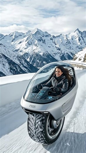 Audi One-Wheel Motorcycle | Future Design in Motion