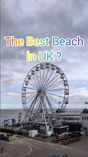 Clacton-on-sea has a wonderful beach for summer vacation in UK