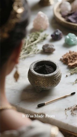 Ancient Egyptian MakeupTitle: Why Egyptians Wore Black Eye Makeup 💄👁️ #ancientegypt #egyptianhistory