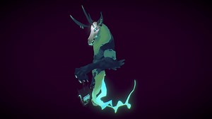 Watcher of the Abyss - Oculus Quill drawing - 3D model by Vespertellino