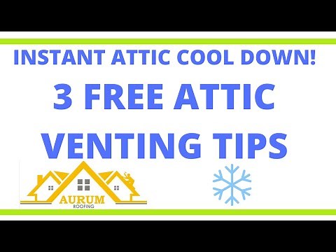 3 Ways to Cool your attic down! Instantly