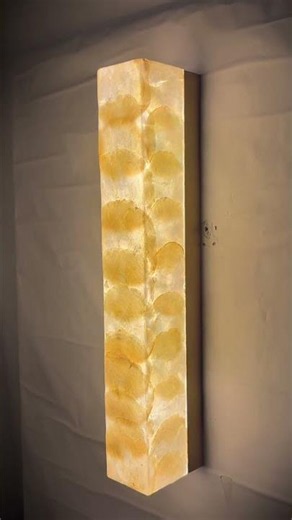 🐚 Shell Wall Lamp | Ocean-Inspired Elegance #customlighting #interiordesign #decorativelighting