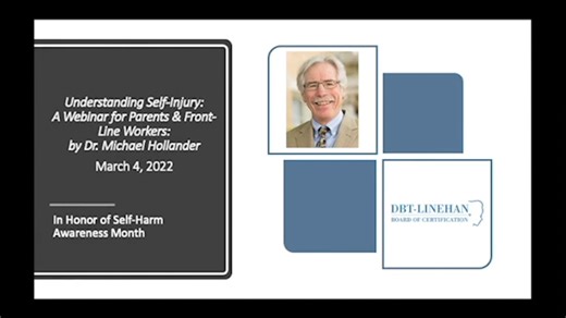 Understanding Self-Injury: A Webinar for Parents & Front-Line Workers