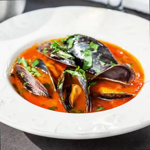 Mussel Soup with White Wine