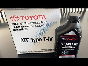 Toyota Original ATF Type T-IV Transmission Fluid