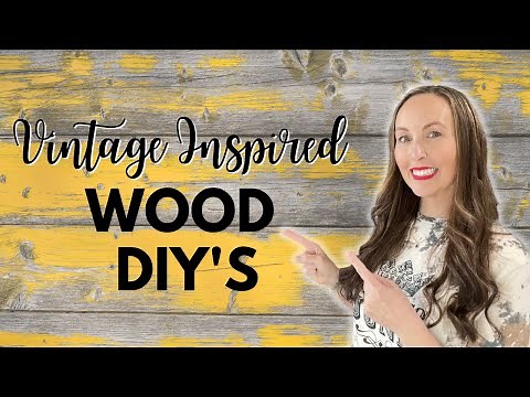 BEAUTIFUL, decoupaged wood diy's - WOOD diy decor - How to decoupage on wood