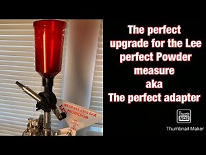 The perfect upgrade for the Lee perfect powder measure