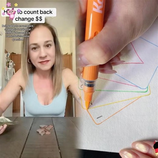 How to count back change without adding or subtracting any numbers #cashtransactions #jobinterview