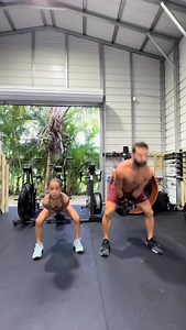 Kettlebell swings, wall balls, and toes-to-bar—simple movements, steady effort, and getting the work done side by side. These are the moments that matter. #FamilyTimeFitness #WallBalls #ToesToBar #KettlebellSwings #TrainTogether | Family Barbell Club