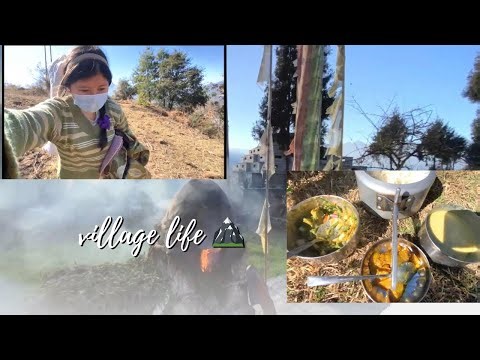 Village life 🏔️|| A Day in My Village||Simple Living & Nature||Tawang vlog🏠