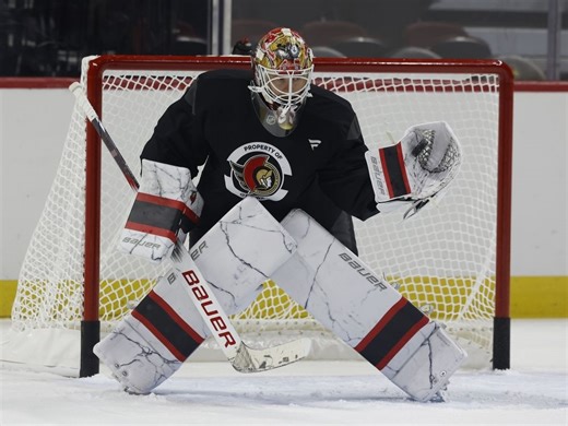 Goaltender Linus Ullmark ready to make his debut with Ottawa Senators