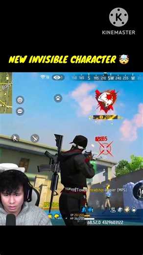 New invisible character 🤯#shorts ‪@TondeGamer‬