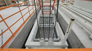 The production line of lightweight partition panels for new building materials is located in a factory